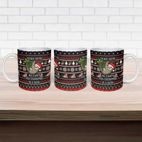 Sloth All I Want For Christmas Ceramic Mug Xmas Holiday Patterns - Wonder Print Shop