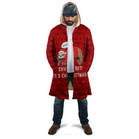 Sloth Chill Out Christmas Cloak Xmas Holiday Patterns - Wonder Print Shop