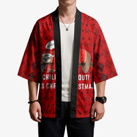 Sloth Chill Out Christmas Kimono Xmas Holiday Patterns - Wonder Print Shop