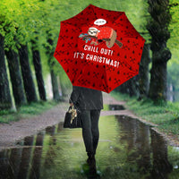 Sloth Chill Out Christmas Umbrella Xmas Holiday Patterns - Wonder Print Shop