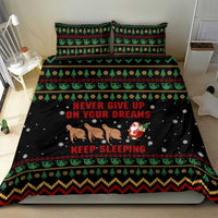 Sloth Keep Sleeping Christmas Bedding Set Xmas Holiday Patterns - Wonder Print Shop