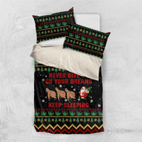 Sloth Keep Sleeping Christmas Bedding Set Xmas Holiday Patterns - Wonder Print Shop