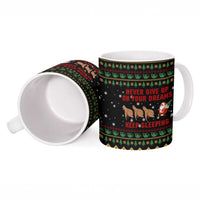 Sloth Keep Sleeping Christmas Ceramic Mug Xmas Holiday Patterns - Wonder Print Shop