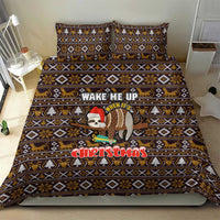 Sloth Wake Me Up Christmas Bedding Set Xmas Holiday Patterns - Wonder Print Shop