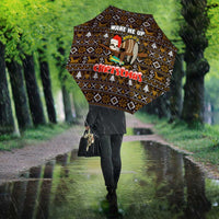 Sloth Wake Me Up Christmas Umbrella Xmas Holiday Patterns - Wonder Print Shop