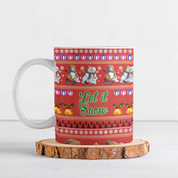 Snowman Let It Snow Christmas Ceramic Mug Xmas Holiday Patterns - Wonder Print Shop