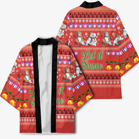 Snowman Let It Snow Christmas Kimono Xmas Holiday Patterns - Wonder Print Shop