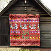 Snowman Let It Snow Christmas Quilt Xmas Holiday Patterns - Wonder Print Shop