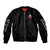 I'm A B Don't Try Me Rose Skull Bomber Jacket - Wonder Print Shop