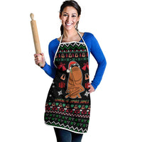 Where Is Jimbo James Marcus The Worm Apron Xmas Holiday Patterns - Wonder Print Shop