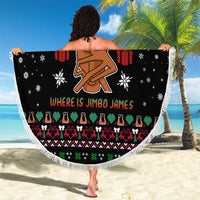 Where Is Jimbo James Marcus The Worm Beach Blanket Xmas Holiday Patterns - Wonder Print Shop