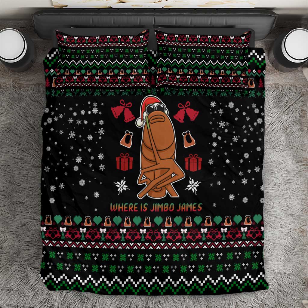 Where Is Jimbo James Marcus The Worm Bedding Set Xmas Holiday Patterns - Wonder Print Shop