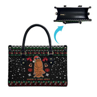 Where Is Jimbo James Marcus The Worm Leather Bag Xmas Holiday Patterns - Wonder Print Shop