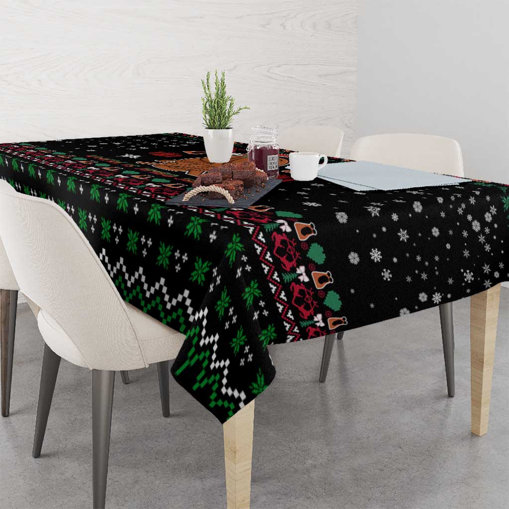 Where Is Jimbo James Marcus The Worm Tablecloth Xmas Holiday Patterns - Wonder Print Shop