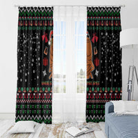 Where Is Jimbo James Marcus The Worm Window Curtain Xmas Holiday Patterns - Wonder Print Shop