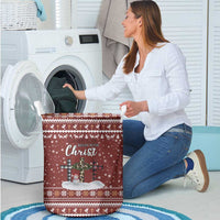 Christian Noel Christmas Laundry Basket Xmas Holiday Patterns - Wonder Print Shop