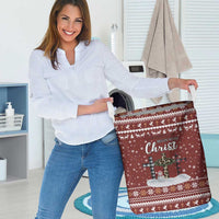 Christian Noel Christmas Laundry Basket Xmas Holiday Patterns - Wonder Print Shop