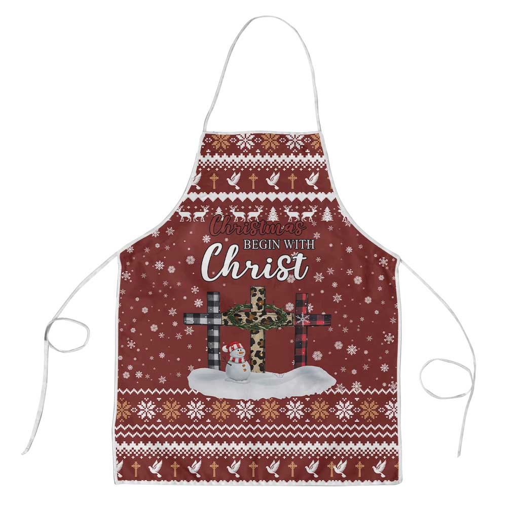 Christian Noel Christmas Apron Xmas Holiday Patterns - Wonder Print Shop