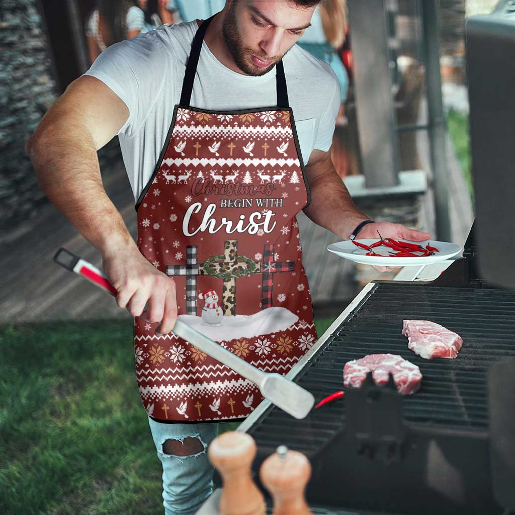 Christian Noel Christmas Apron Xmas Holiday Patterns - Wonder Print Shop