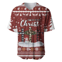 Christian Noel Christmas Baseball Jersey Xmas Holiday Patterns - Wonder Print Shop