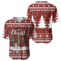 Christian Noel Christmas Baseball Jersey Xmas Holiday Patterns - Wonder Print Shop