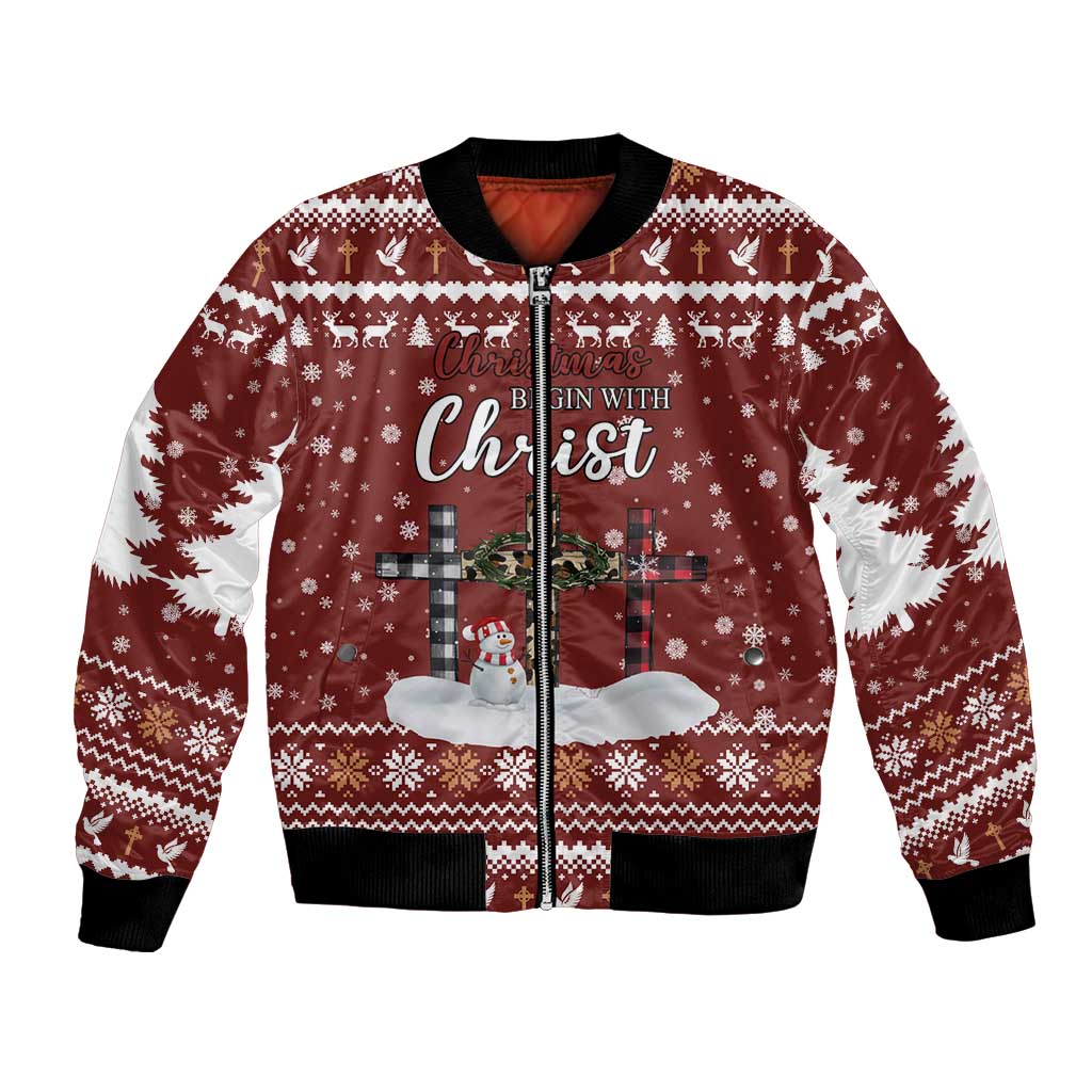 Christian Noel Christmas Bomber Jacket Xmas Holiday Patterns - Wonder Print Shop