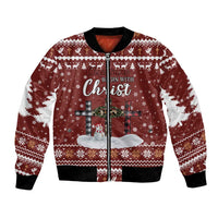 Christian Noel Christmas Bomber Jacket Xmas Holiday Patterns - Wonder Print Shop