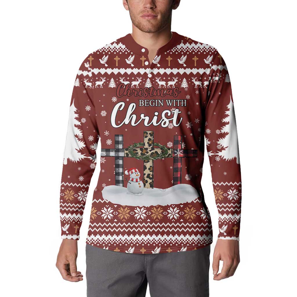 Christian Noel Christmas Button Sweatshirt Xmas Holiday Patterns - Wonder Print Shop