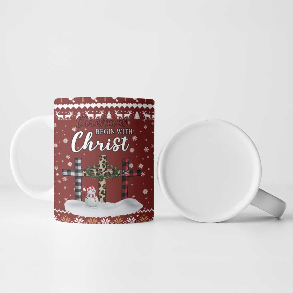 Christian Noel Christmas Ceramic Mug Xmas Holiday Patterns - Wonder Print Shop