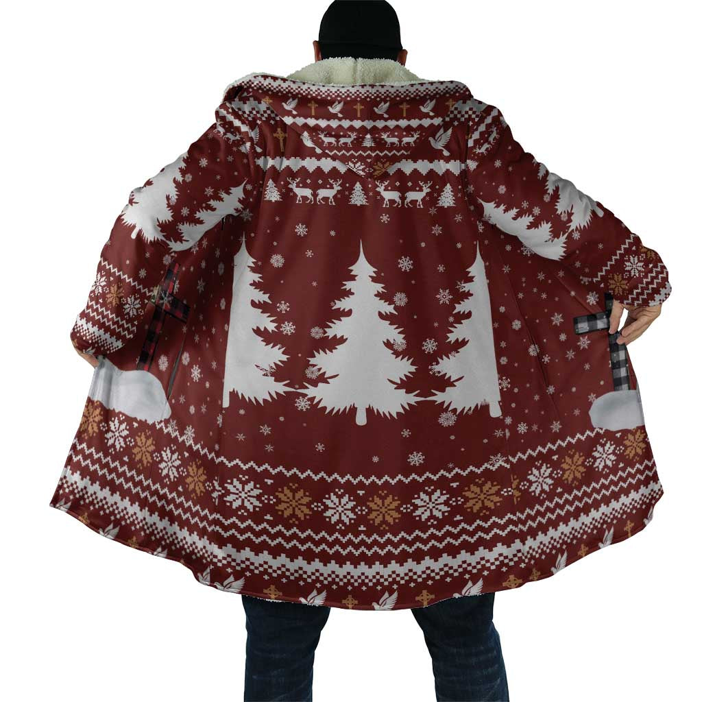 Christian Noel Christmas Cloak Xmas Holiday Patterns - Wonder Print Shop