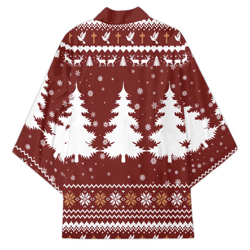 Christian Noel Christmas Kimono Xmas Holiday Patterns - Wonder Print Shop