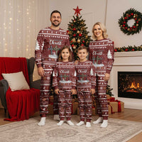Christian Noel Christmas Pajama Set Xmas Holiday Patterns - Wonder Print Shop