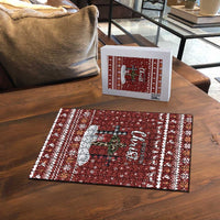 Christian Noel Christmas Puzzle Xmas Holiday Patterns - Wonder Print Shop