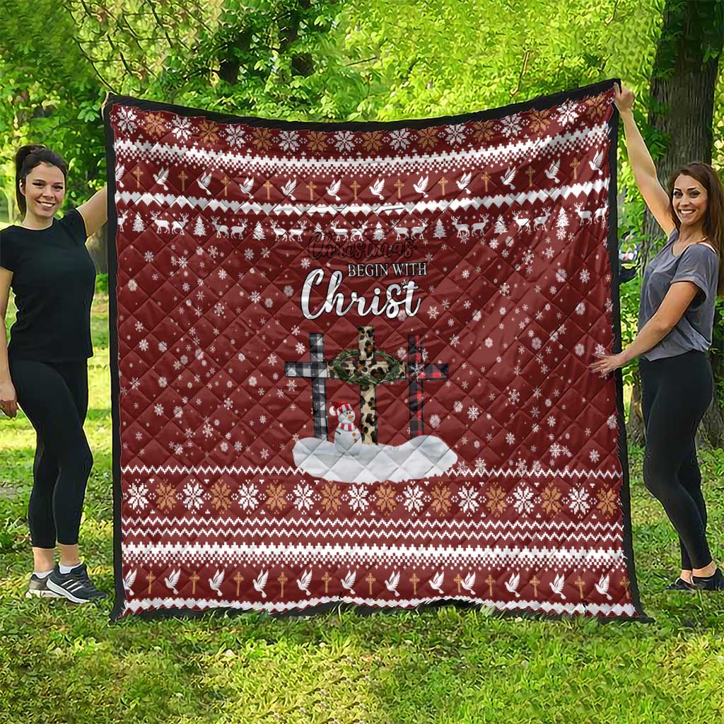 Christian Noel Christmas Quilt Xmas Holiday Patterns - Wonder Print Shop