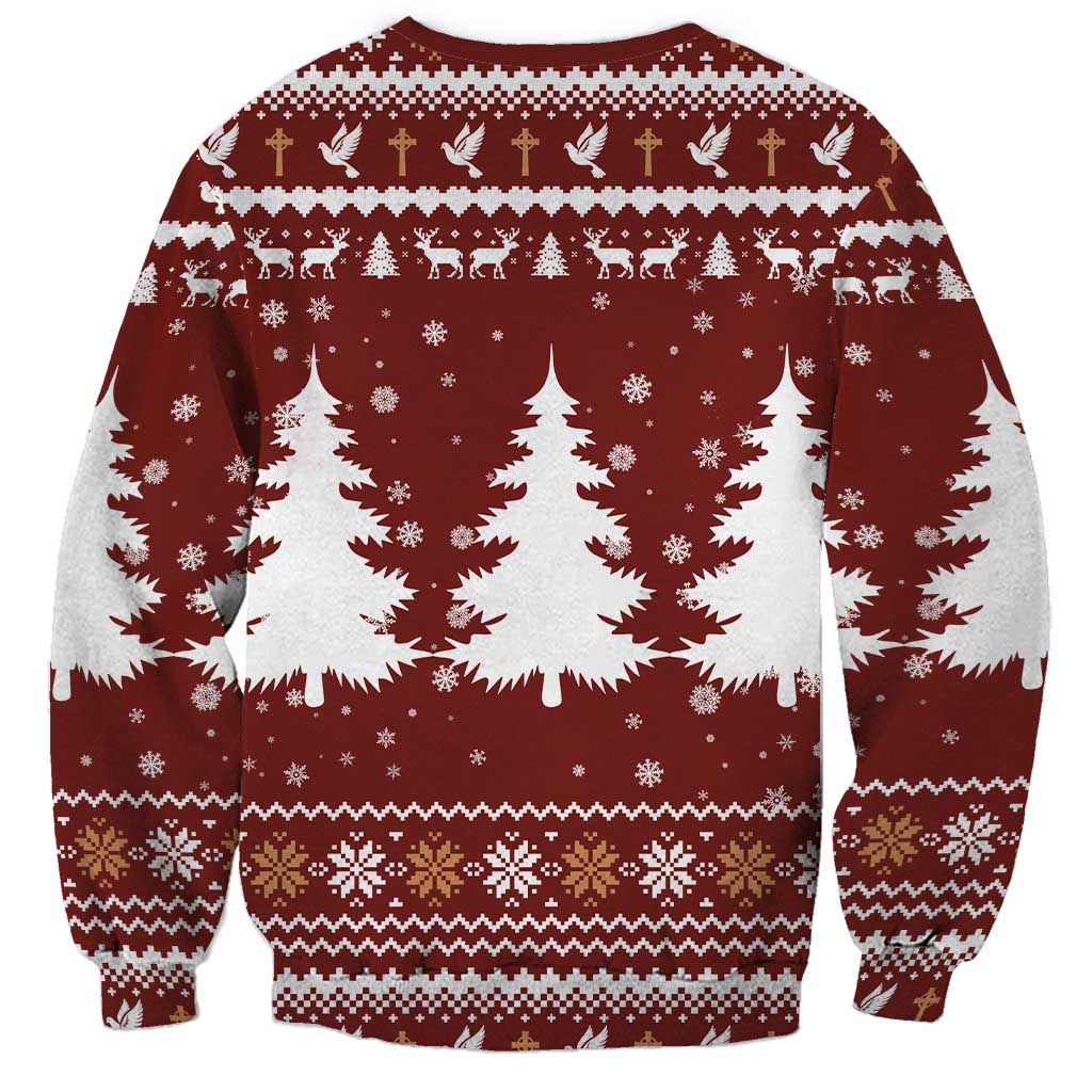 Christian Noel Christmas Sweatshirt Xmas Holiday Patterns - Wonder Print Shop