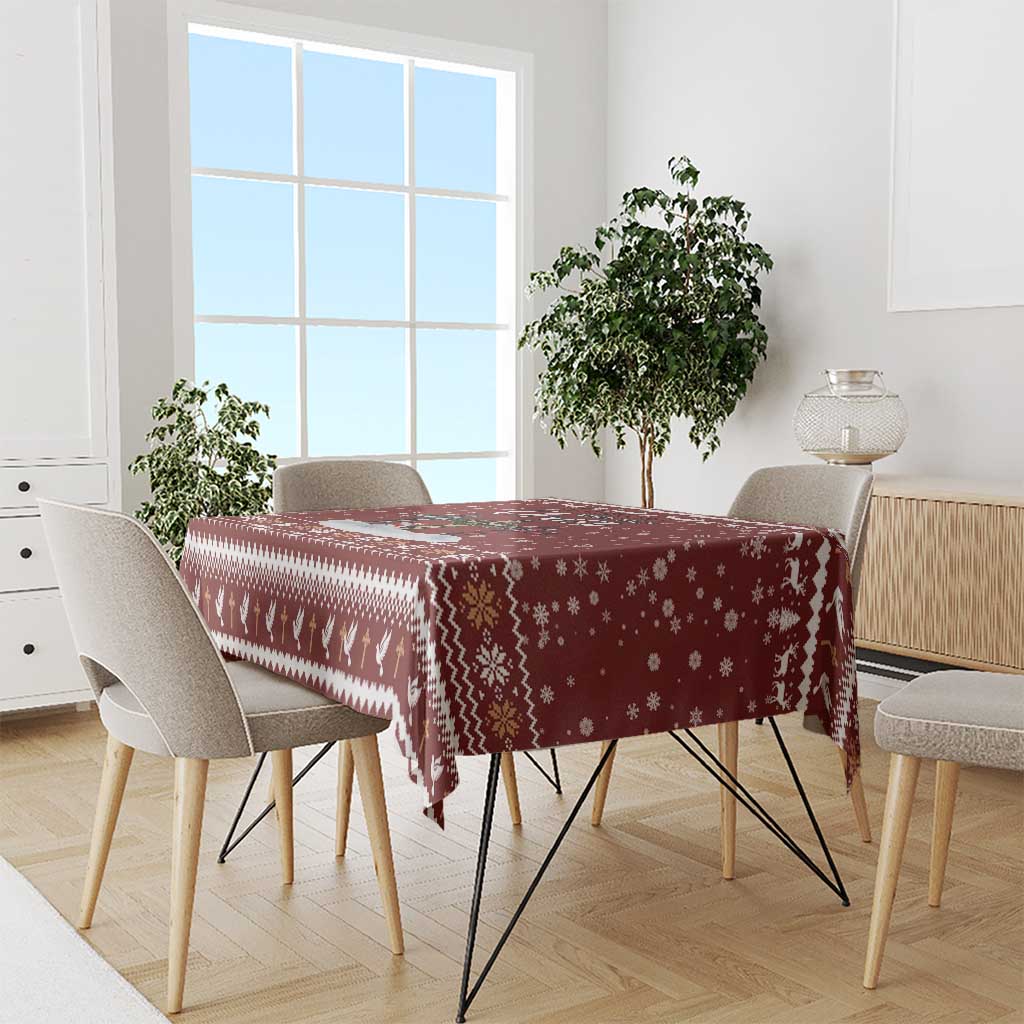 Christian Noel Christmas Tablecloth Xmas Holiday Patterns - Wonder Print Shop