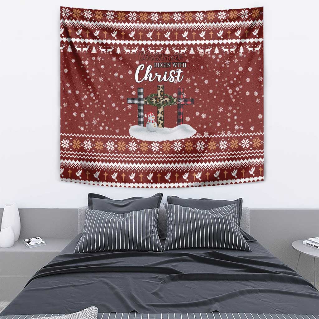 Christian Noel Christmas Tapestry Xmas Holiday Patterns - Wonder Print Shop