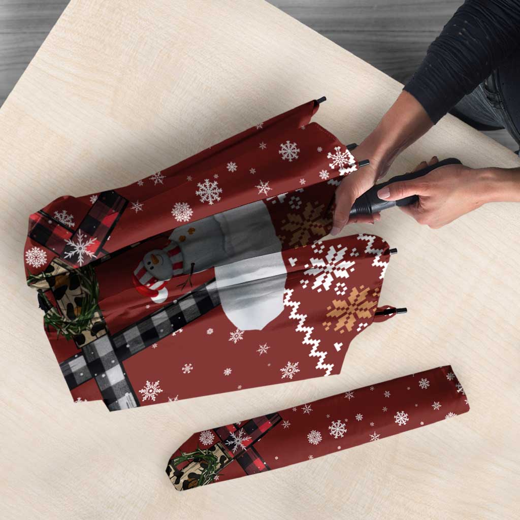 Christian Noel Christmas Umbrella Xmas Holiday Patterns - Wonder Print Shop