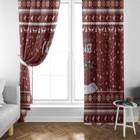 Christian Noel Christmas Window Curtain Xmas Holiday Patterns - Wonder Print Shop