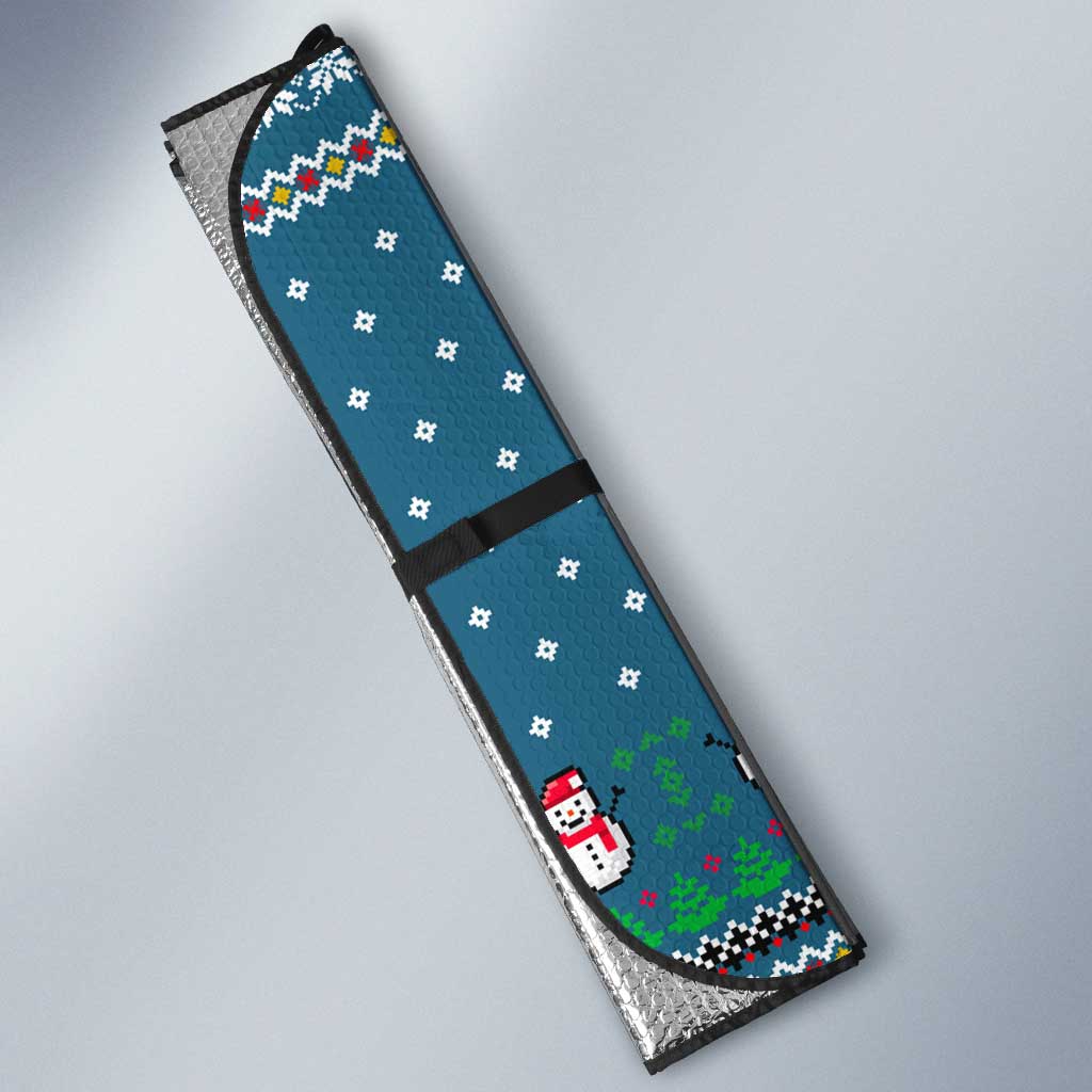 Merry Krampus Christmas Auto Sun Shade Xmas Holiday Patterns - Wonder Print Shop