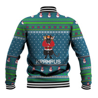 Merry Krampus Christmas Baseball Jacket Xmas Holiday Patterns - Wonder Print Shop