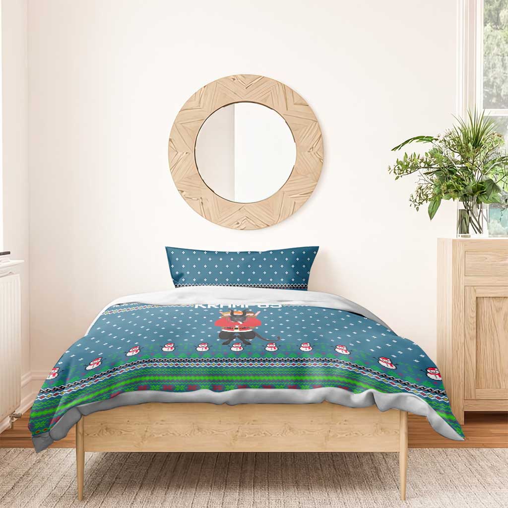 Merry Krampus Christmas Bedding Set Xmas Holiday Patterns - Wonder Print Shop