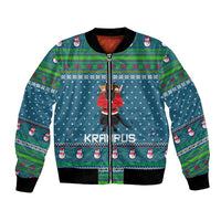 Merry Krampus Christmas Bomber Jacket Xmas Holiday Patterns - Wonder Print Shop