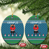 Merry Krampus Christmas Ceramic Ornament Xmas Holiday Patterns - Wonder Print Shop