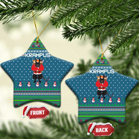 Merry Krampus Christmas Ceramic Ornament Xmas Holiday Patterns - Wonder Print Shop