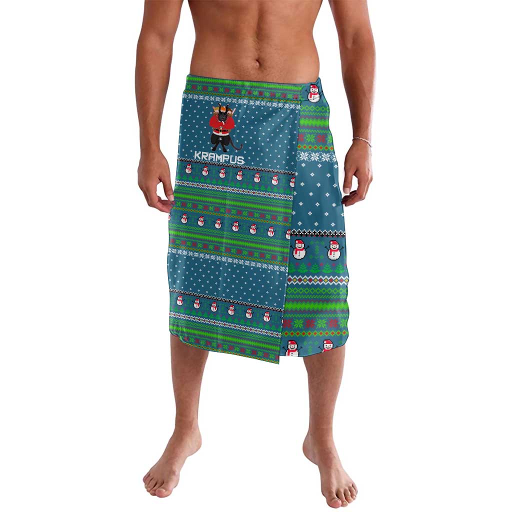Merry Krampus Christmas Lavalava Xmas Holiday Patterns - Wonder Print Shop