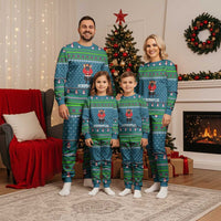 Merry Krampus Christmas Pajama Set Xmas Holiday Patterns - Wonder Print Shop