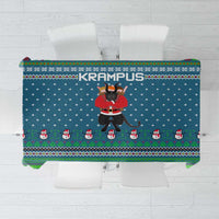 Merry Krampus Christmas Tablecloth Xmas Holiday Patterns - Wonder Print Shop