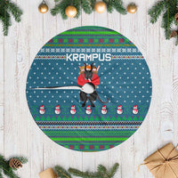 Merry Krampus Christmas Tree Skirt Xmas Holiday Patterns - Wonder Print Shop