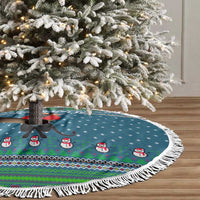 Merry Krampus Christmas Tree Skirt Xmas Holiday Patterns - Wonder Print Shop